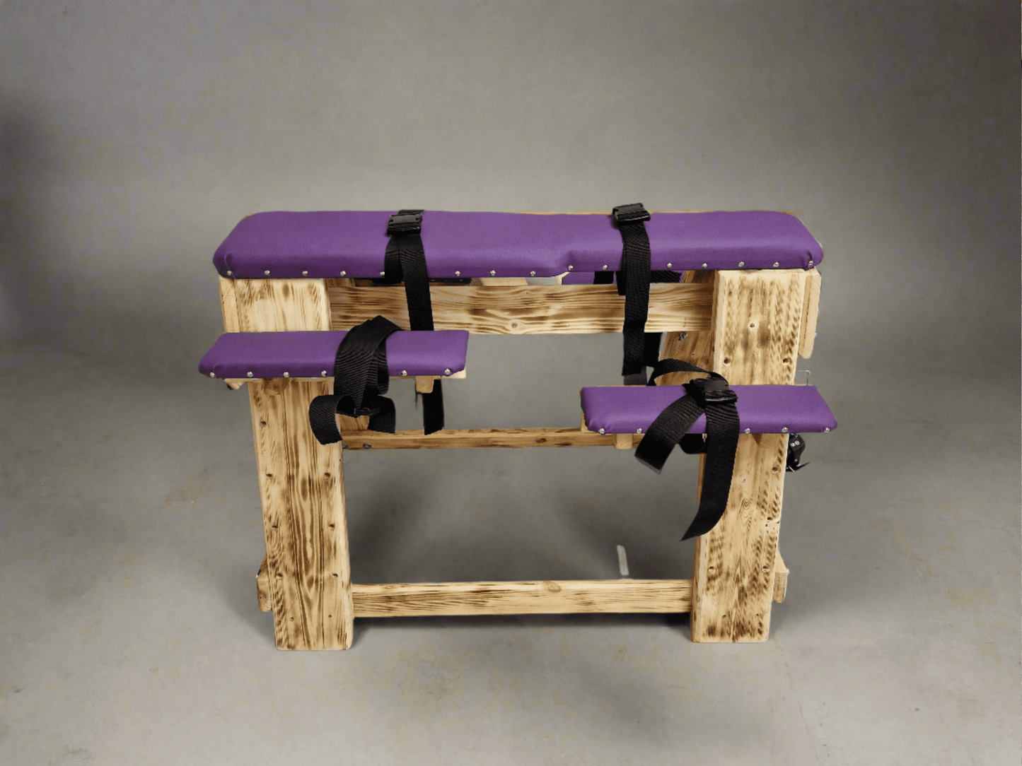 Enjoy Ultimate Comfort with This Stylish Sex Furniture - Purple Bondage Bench - BDSMWoody
