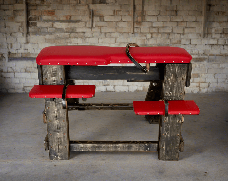 Enjoy Ultimate Comfort with This Stylish Sex Furniture - Purple Bondage Bench - BDSMWoody