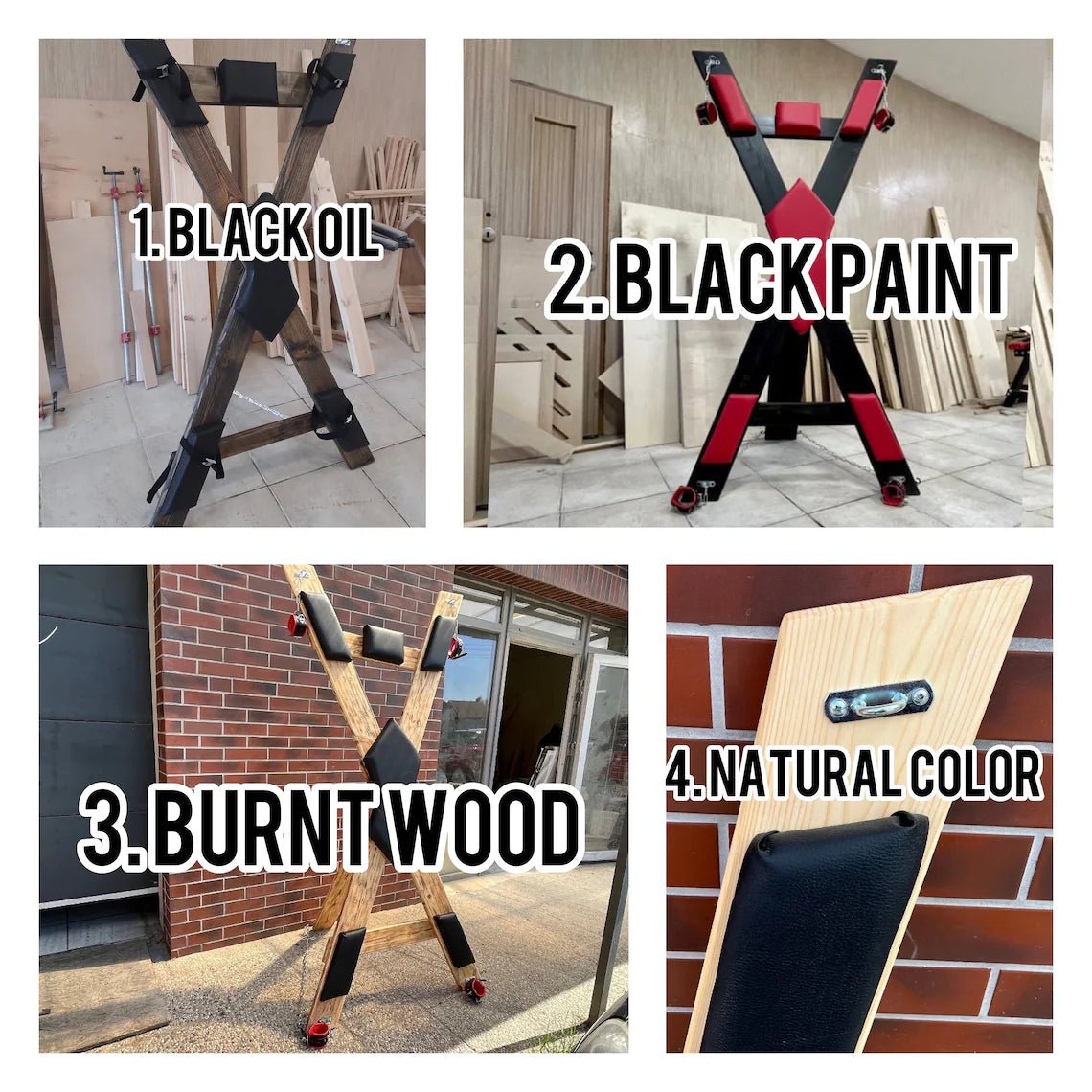 Multifunctional Rotating st. Andrews Cross 3 in 1 for BDSM - Sensual Spanking Furniture - BDSMWoody
