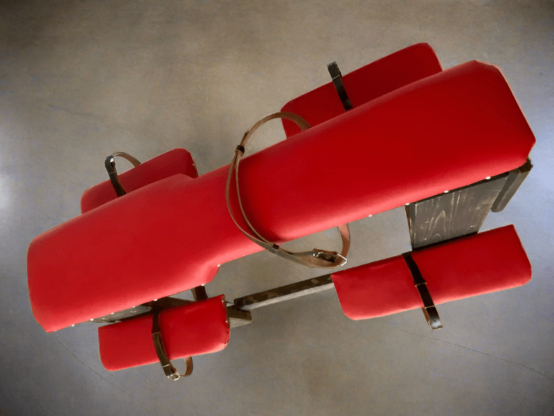 Luxurious Bondage Bench - Handcrafted Sex Dungeon BDSM Furniture - BDSMWoody