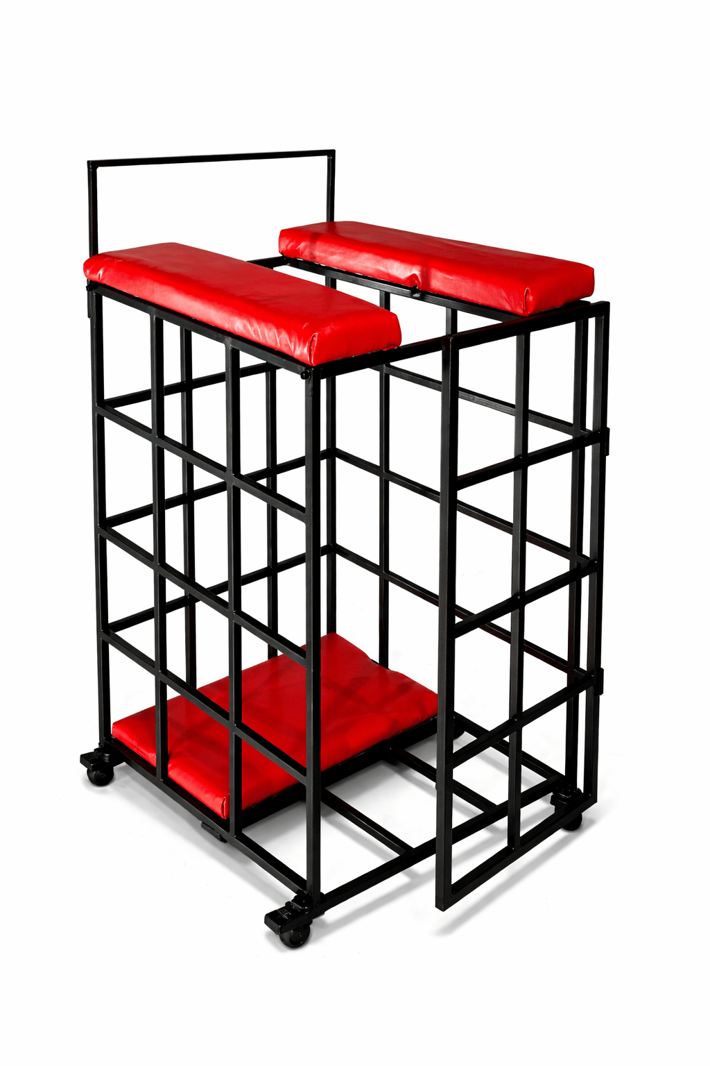 Throne Cage 2 - in - 1 – Steel Bondage Throne with Soft Cushions BDSM - BDSMWoody