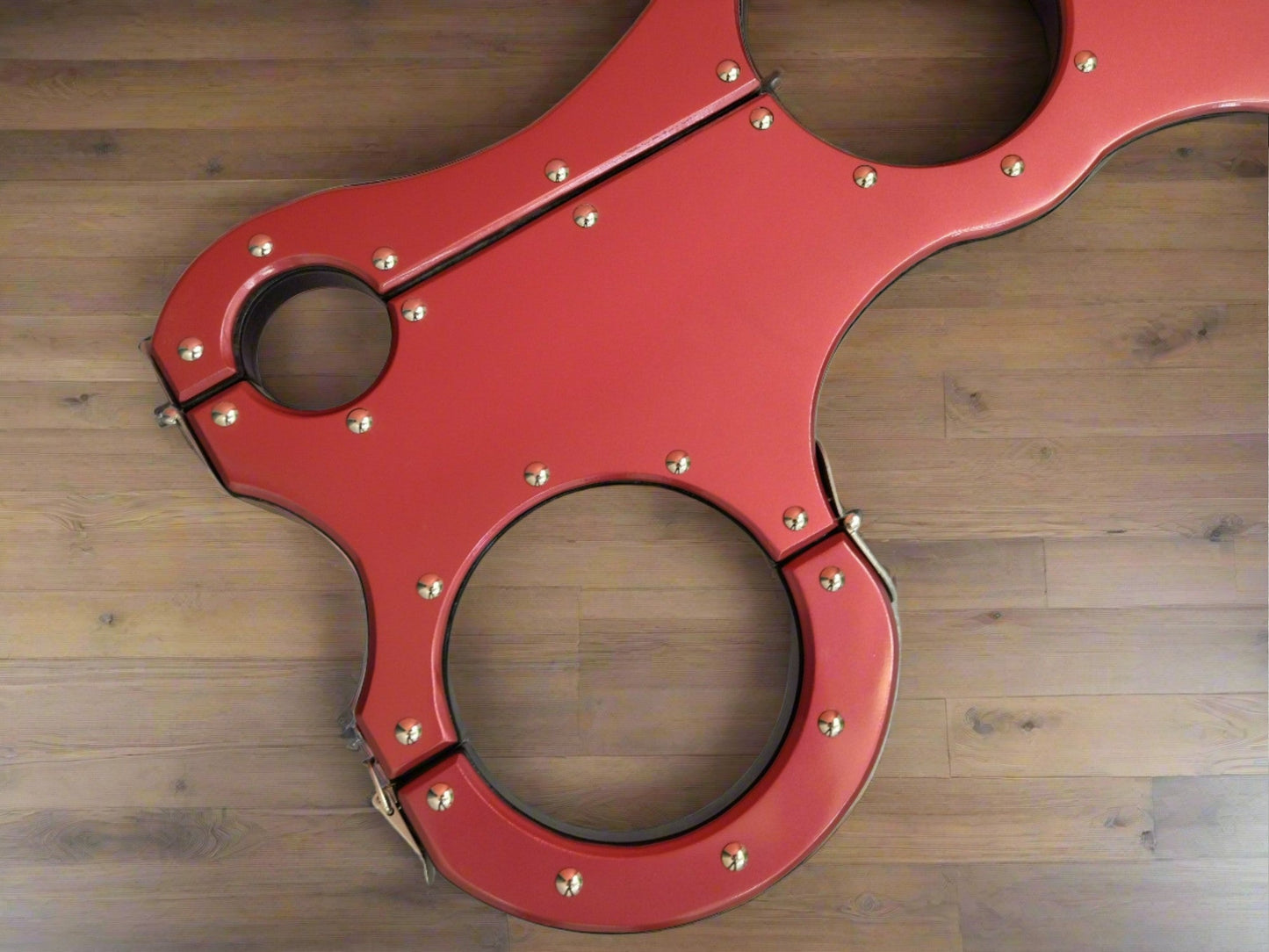 Red+Black BDSM shackles dungeon, bondage, Sex furniture, handcuffs - BDSMWoody