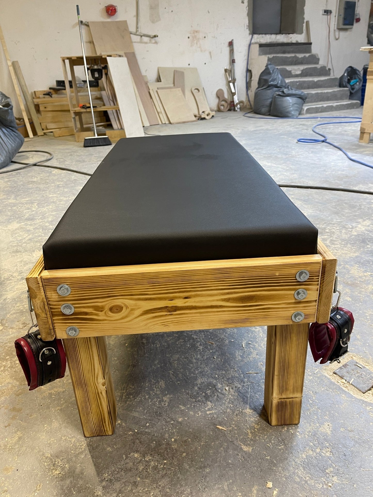 Fixation and Bondage Bench that can be hidden - BDSMWoody