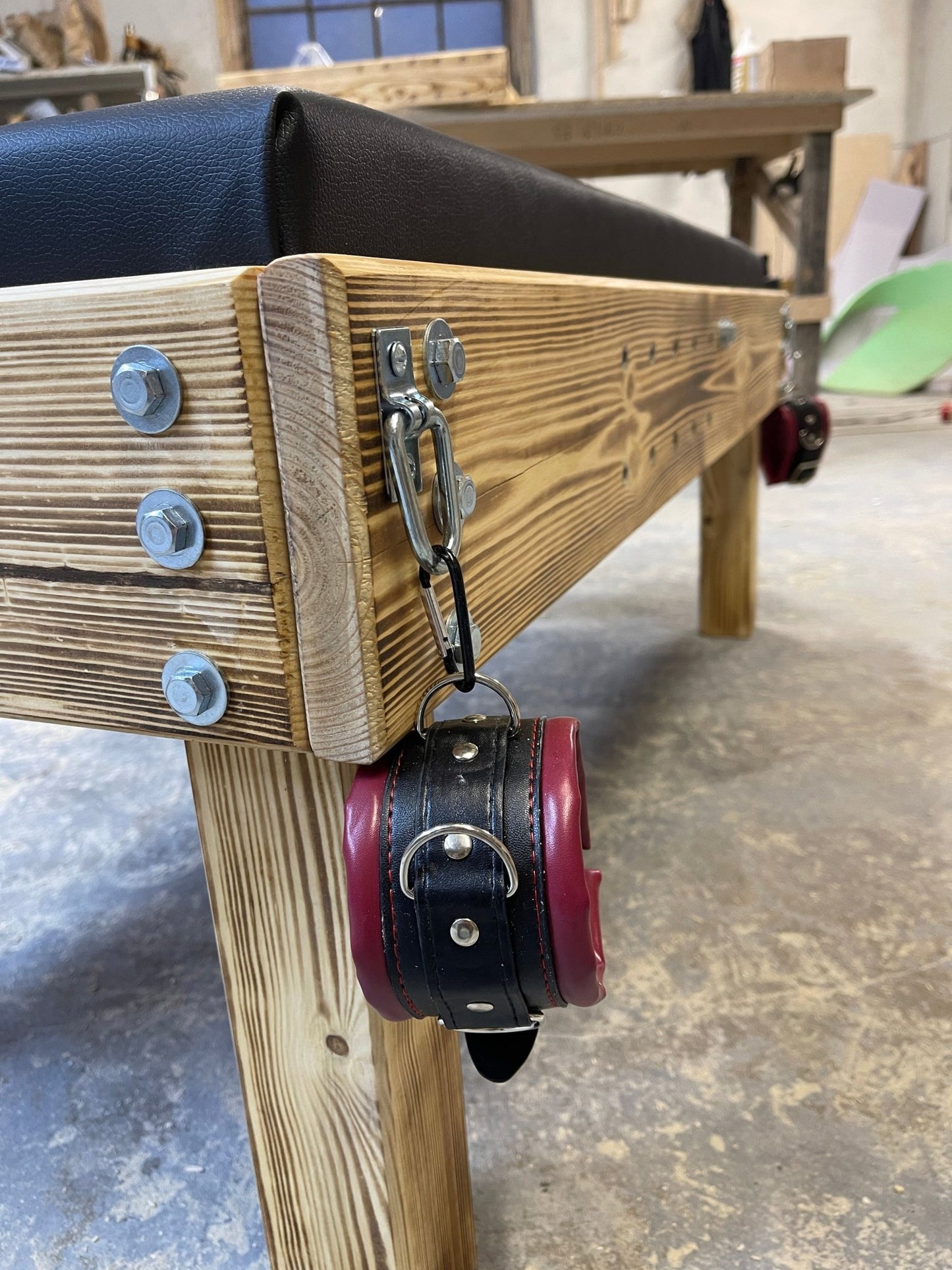 Fixation and Bondage Bench that can be hidden - BDSMWoody