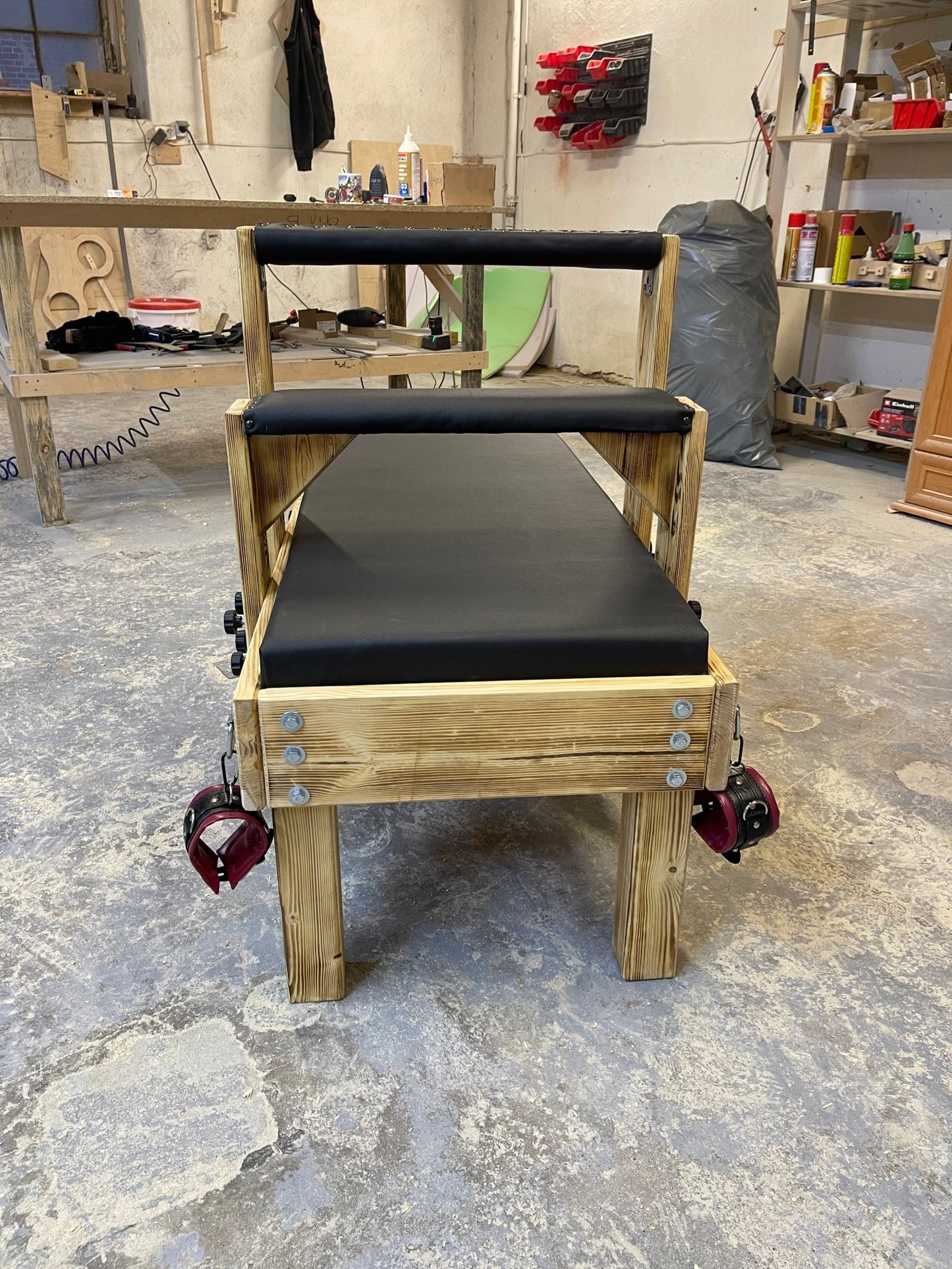 Fixation and Bondage Bench that can be hidden - BDSMWoody