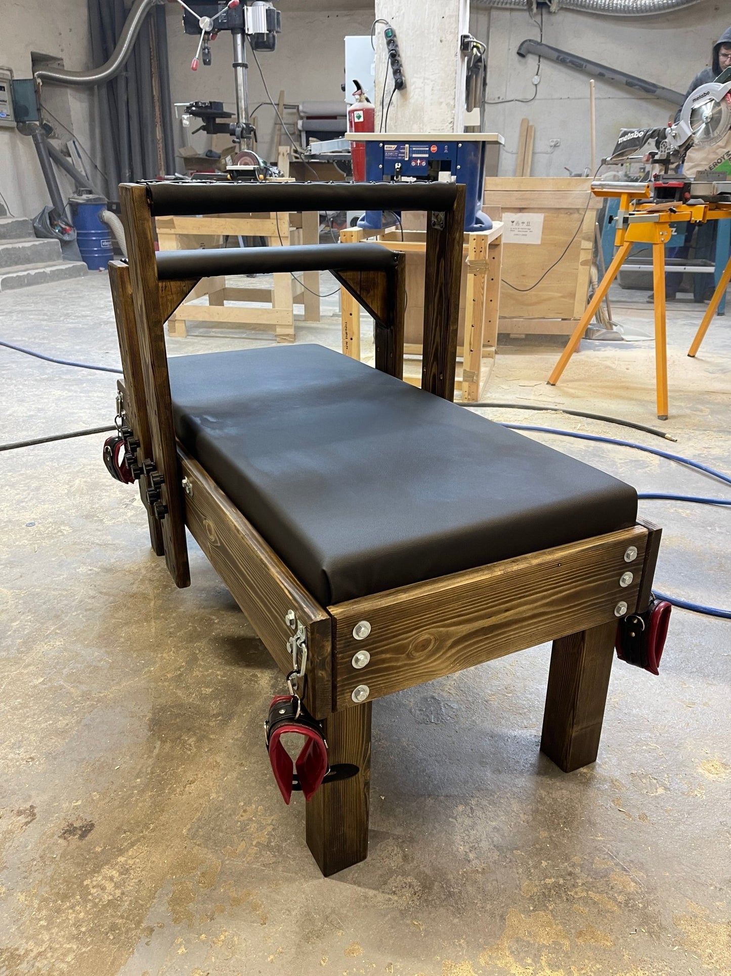 Fixation and Bondage Bench that can be hidden - BDSMWoody