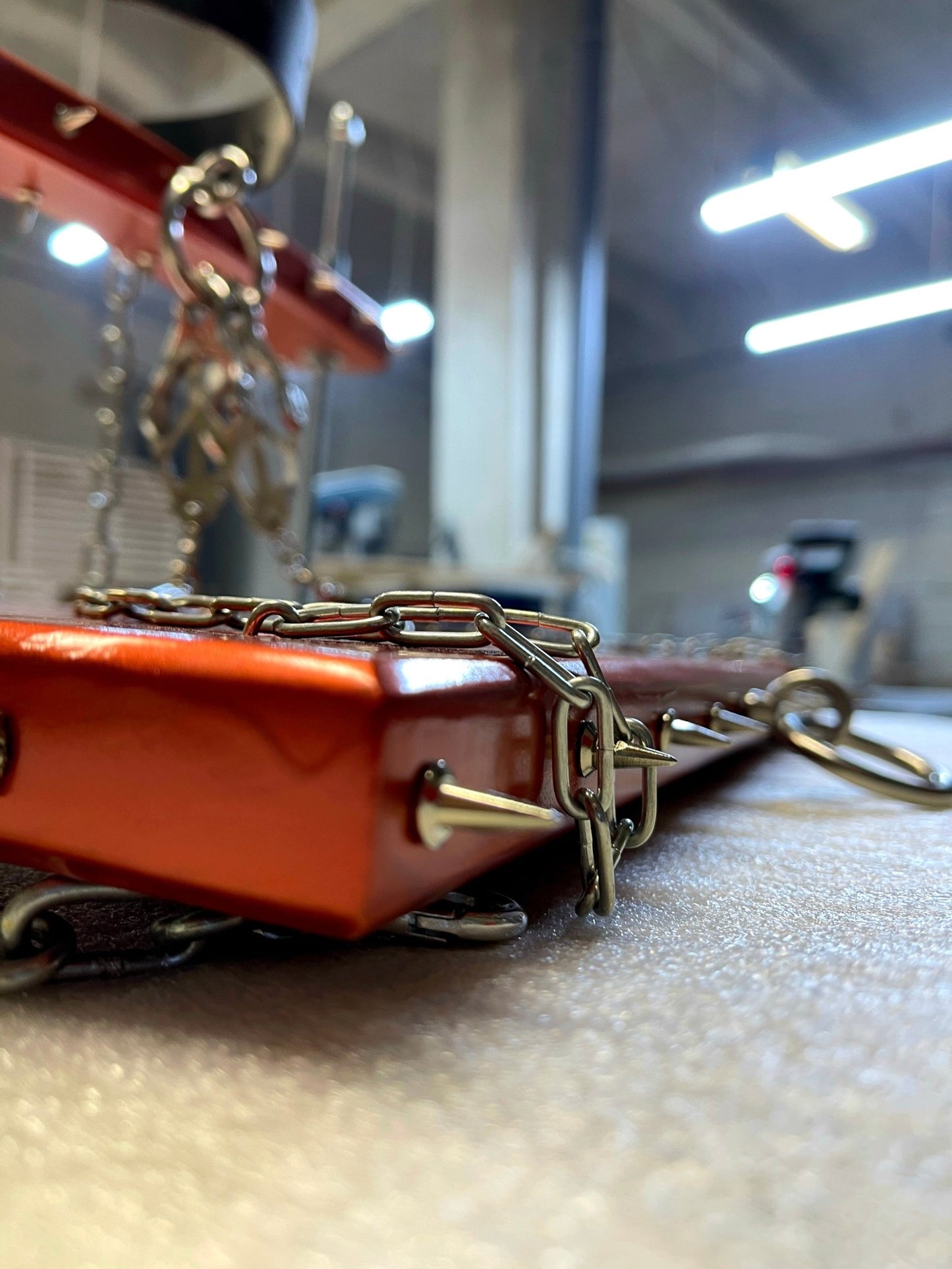 Unique BDSM Serving Table - Personalized Wooden Shackles & Chest Clamps Available - BDSMWoody