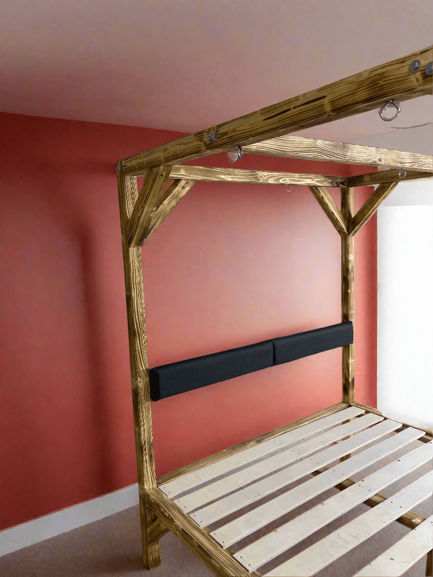 BDSM Wooden Bondage Bed - Unique Adult Play Furniture - BDSMWoody