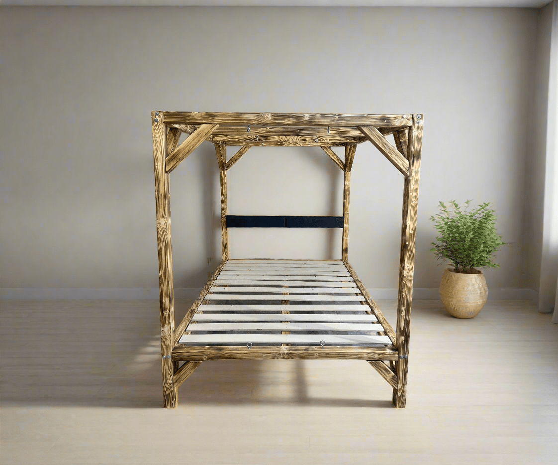 BDSM Wooden Bondage Bed - Unique Adult Play Furniture - BDSMWoody