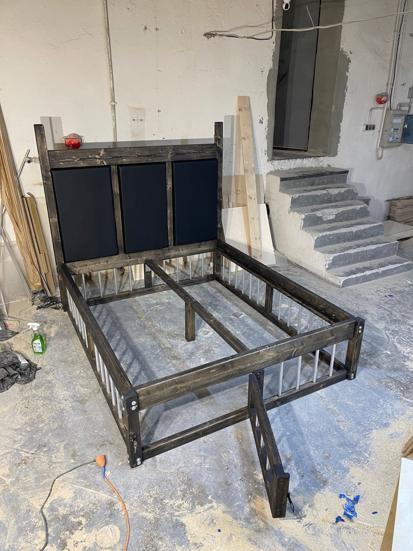 BDSM Wooden Queen Size Bed - Unique Adult Play Furniture. - BDSMWoody