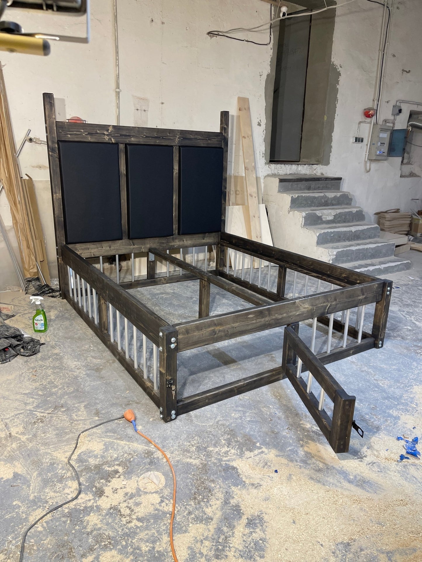 BDSM Wooden Queen Size Bed - Unique Adult Play Furniture. - BDSMWoody