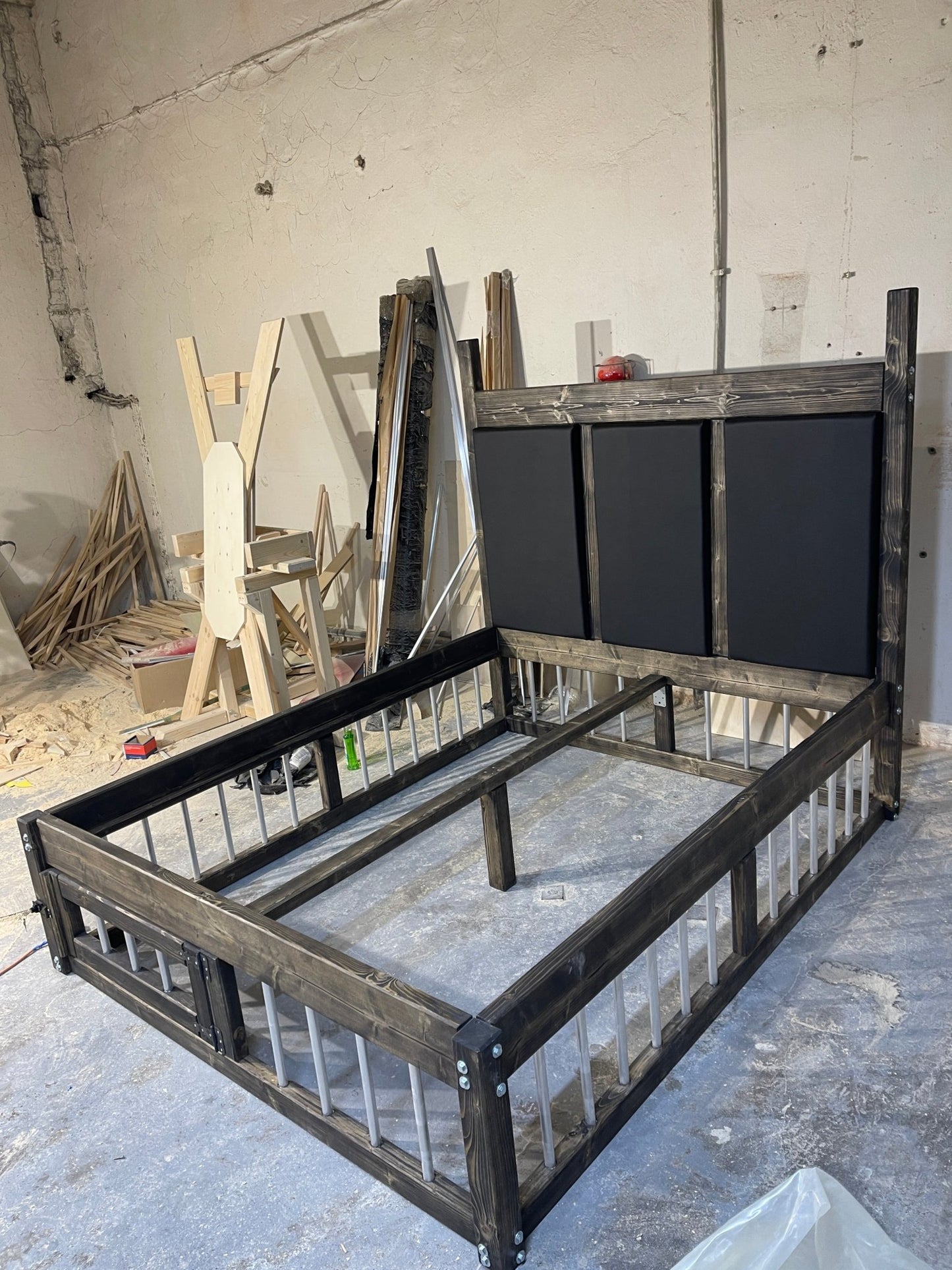 BDSM Wooden Queen Size Bed - Unique Adult Play Furniture. - BDSMWoody