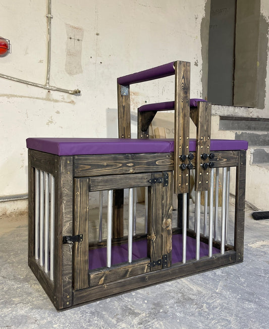 Cage with clamp - fixator on all fours, bdsm cage for sex games - BDSMWoody