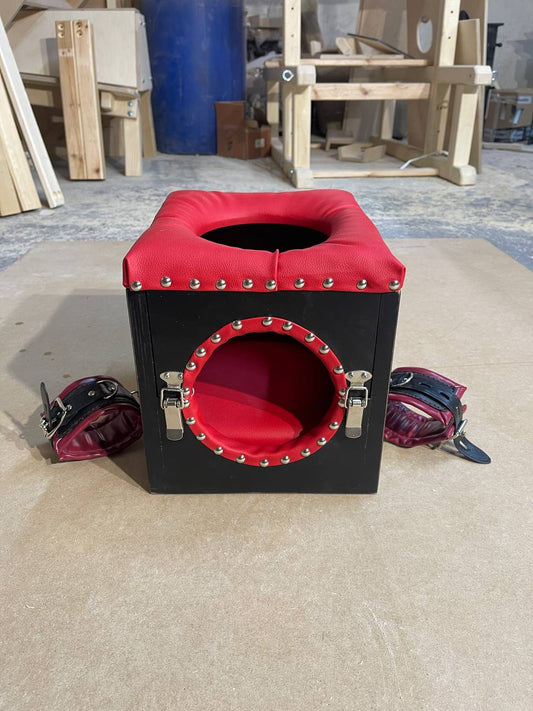 Head box, head bondage, fetish chair BDSM - BDSMWoody