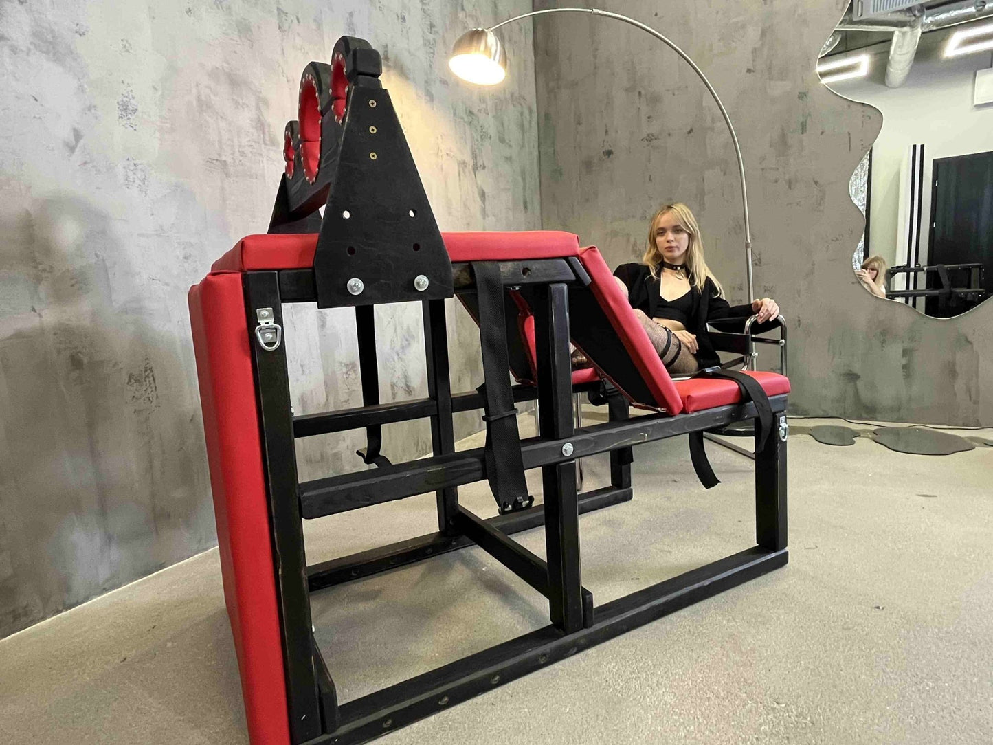 Wooden BDSM Spanking Station - Bondage Bench for Discipline - BDSMWoody