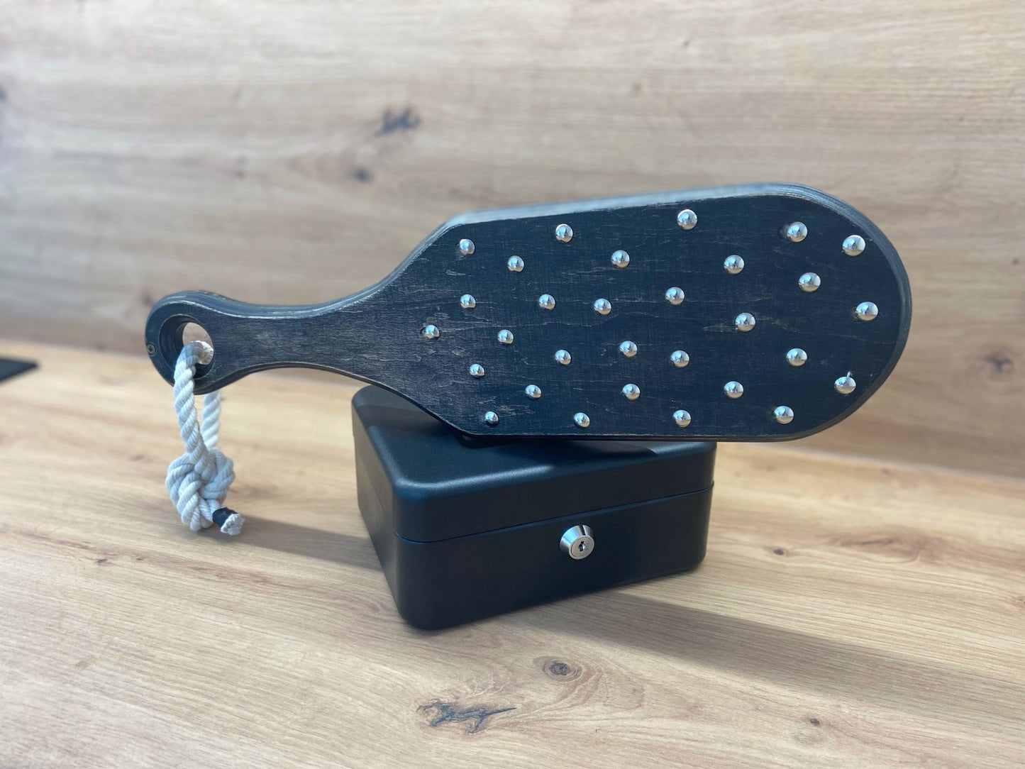 Wooden Vampire Paddle. Paddle for spanking and punishment - BDSMWoody