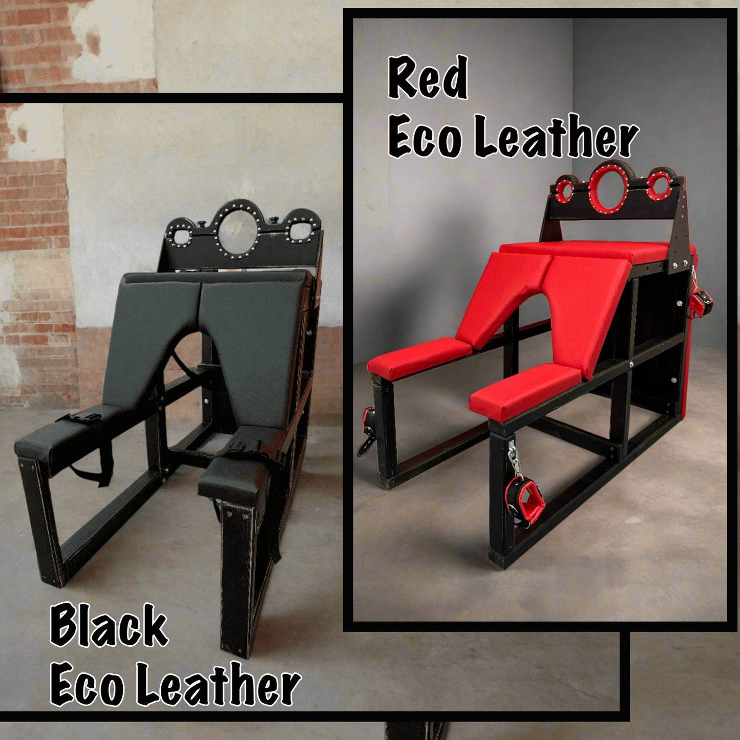 Wooden BDSM Spanking Station - Bondage Bench for Discipline - BDSMWoody