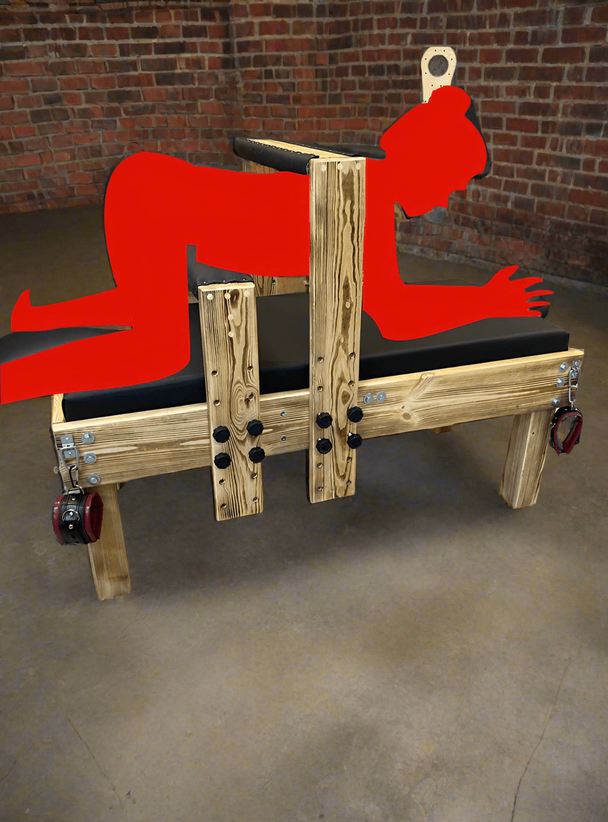 Fixation and Bondage Bench that can be hidden - BDSMWoody