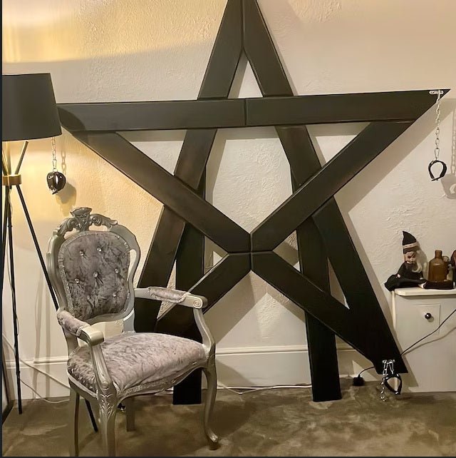 Handcrafted BDSM Wooden Pentagram Furniture for Bondage and Spanking - BDSMWoody