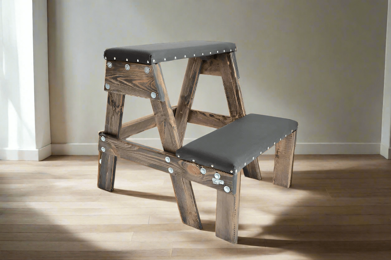 BDSM Wooden Soft Bench. Dungeon Spanking Equipment - BDSMWoody