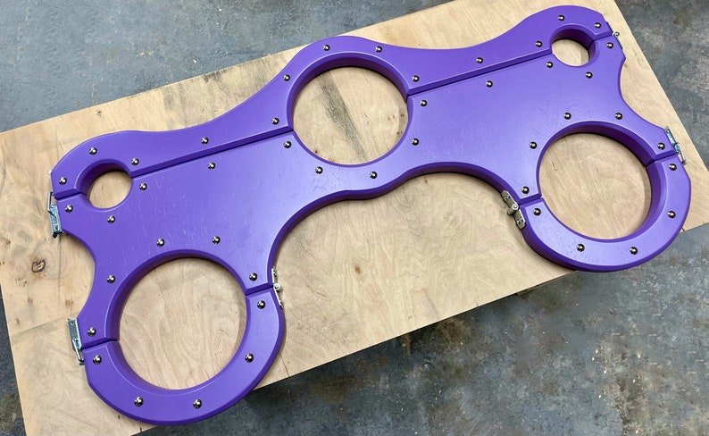 Natural wood BDSM shackles, dungeon, bondage, Sex furniture, handcuffs - BDSMWoody