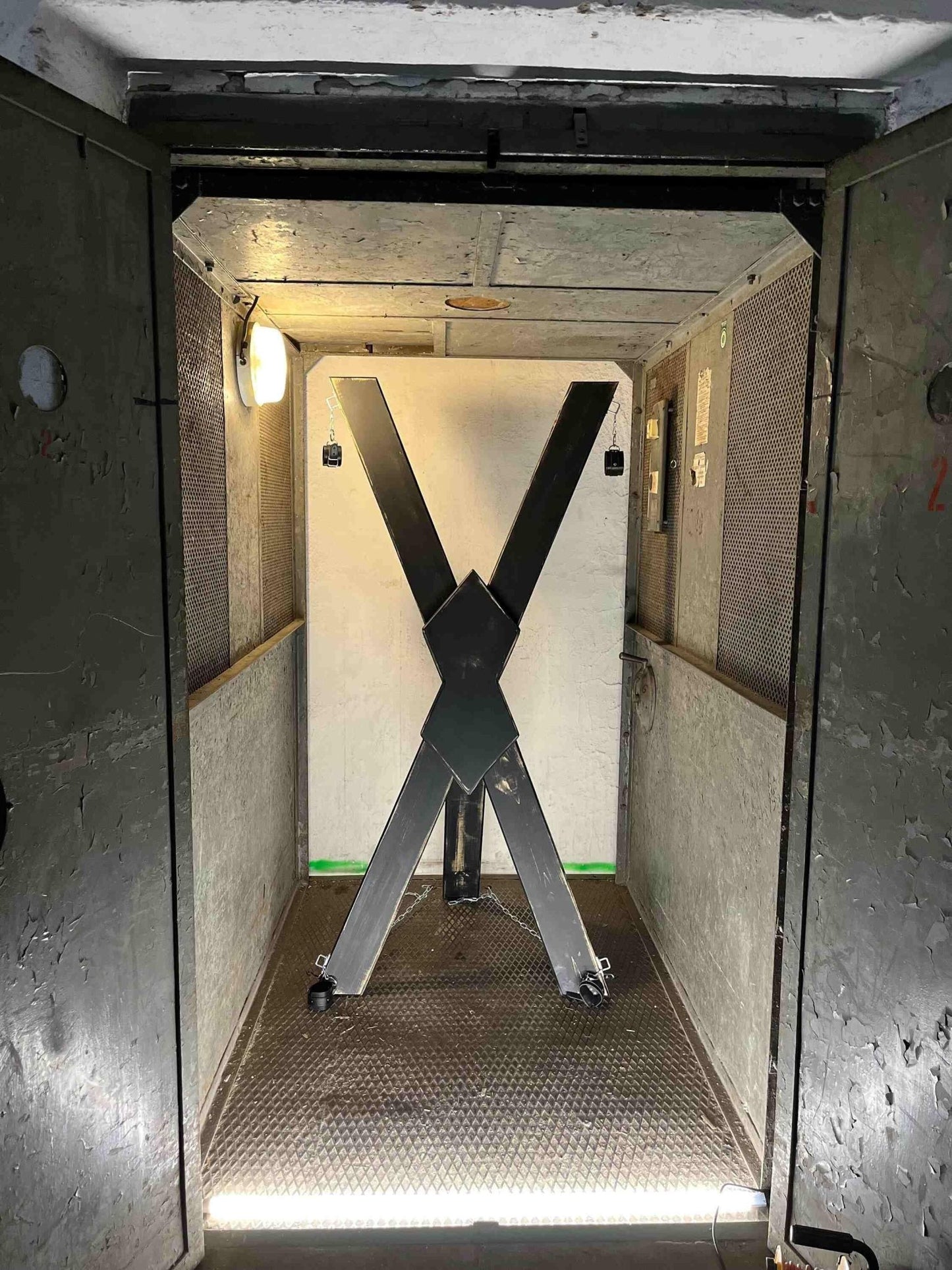 BDSM St. Andrews Wooden Cross. Dungeon Furniture - BDSMWoody