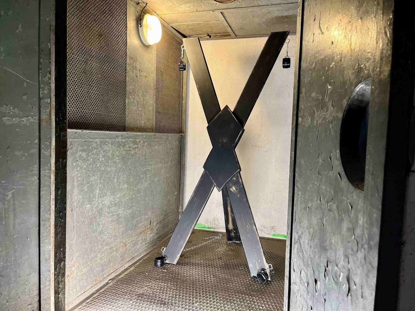 BDSM St. Andrews Wooden Cross. Dungeon Furniture - BDSMWoody