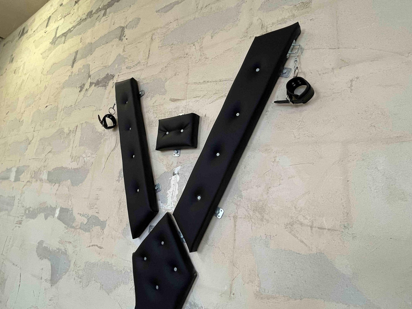 Luxurious Handcrafted Soft Leather Cross for BDSM Play - Dungeon Furniture - BDSMWoody