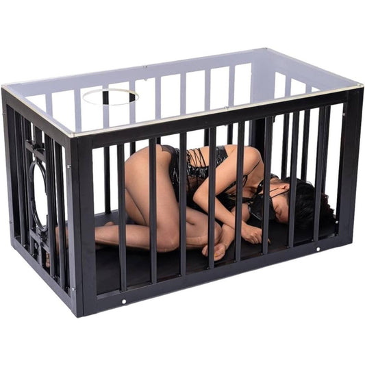 2 in 1 Bondage Cage and Table - BDSMWoody