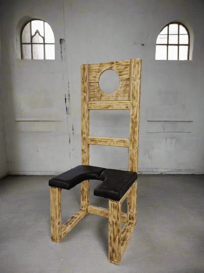 Bondage Chair with cuffs, fetish BDSM Chair.