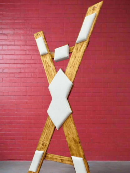 St. Andrews White Cross without footrest. BDSM dungeon or secret room furniture