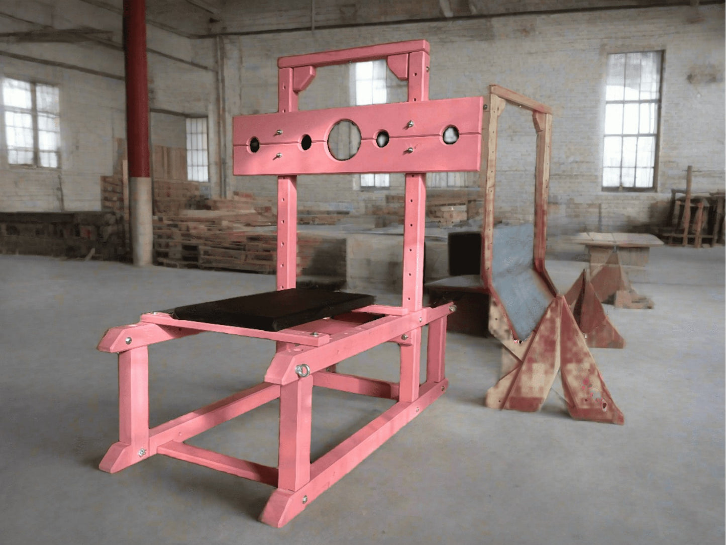 Ultimate Pleasure Station: Big Rose BDSM Multifunctional Bench - Sex Furniture