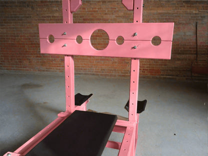 Ultimate Pleasure Station: Big Rose BDSM Multifunctional Bench - Sex Furniture