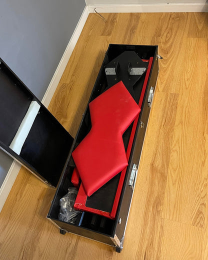 Cross in a box, St. Andrew's cross in a box for transportation or storage, quick installation