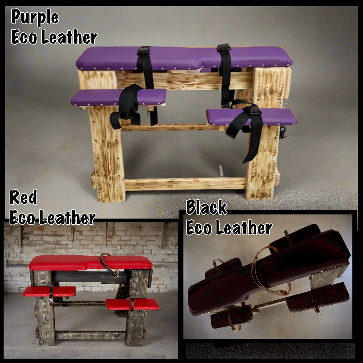 Luxurious Bondage Bench - Handcrafted Sex Dungeon BDSM Furniture