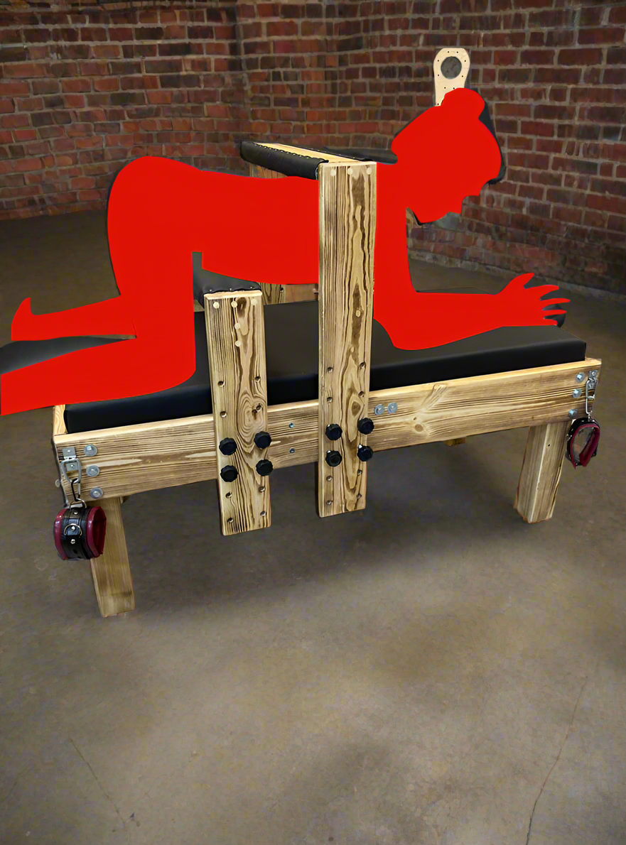 Bondage and fixation Bench that can be hidden