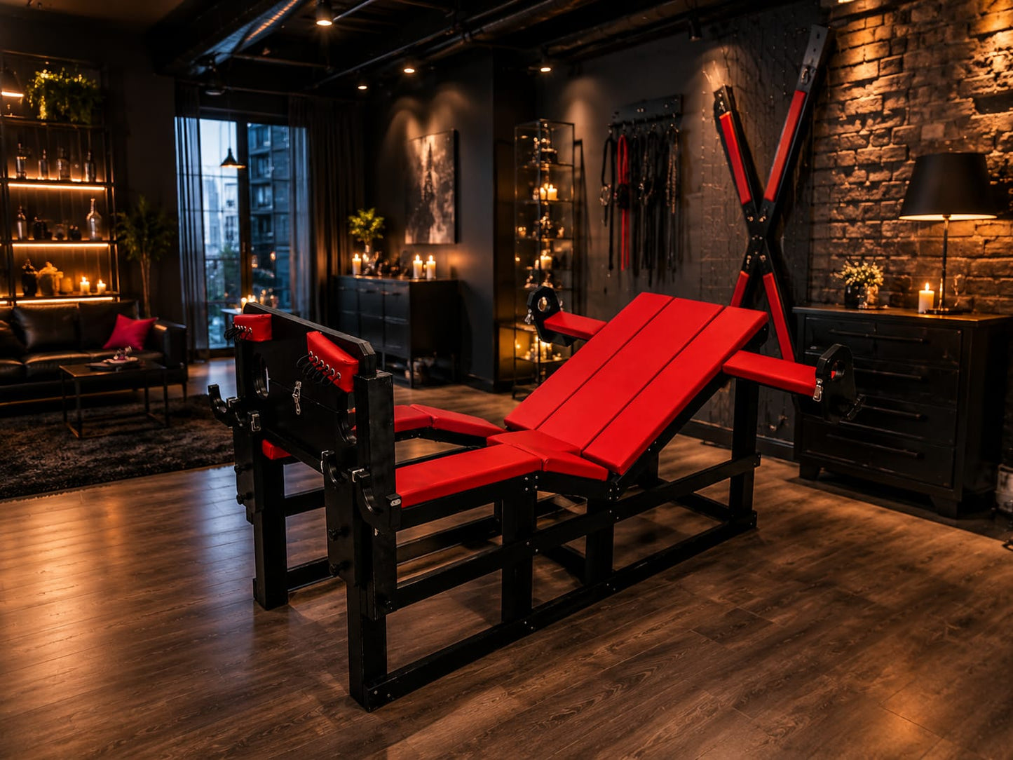 Premium BDSM positioning chair handmade in Europe