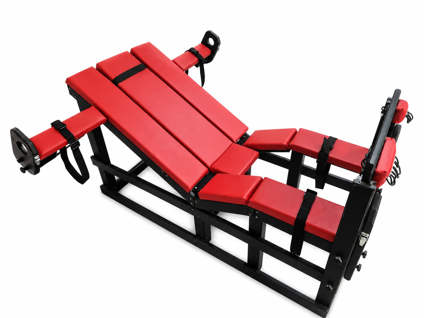 Adjustable BDSM bondage chair made from solid pine wood