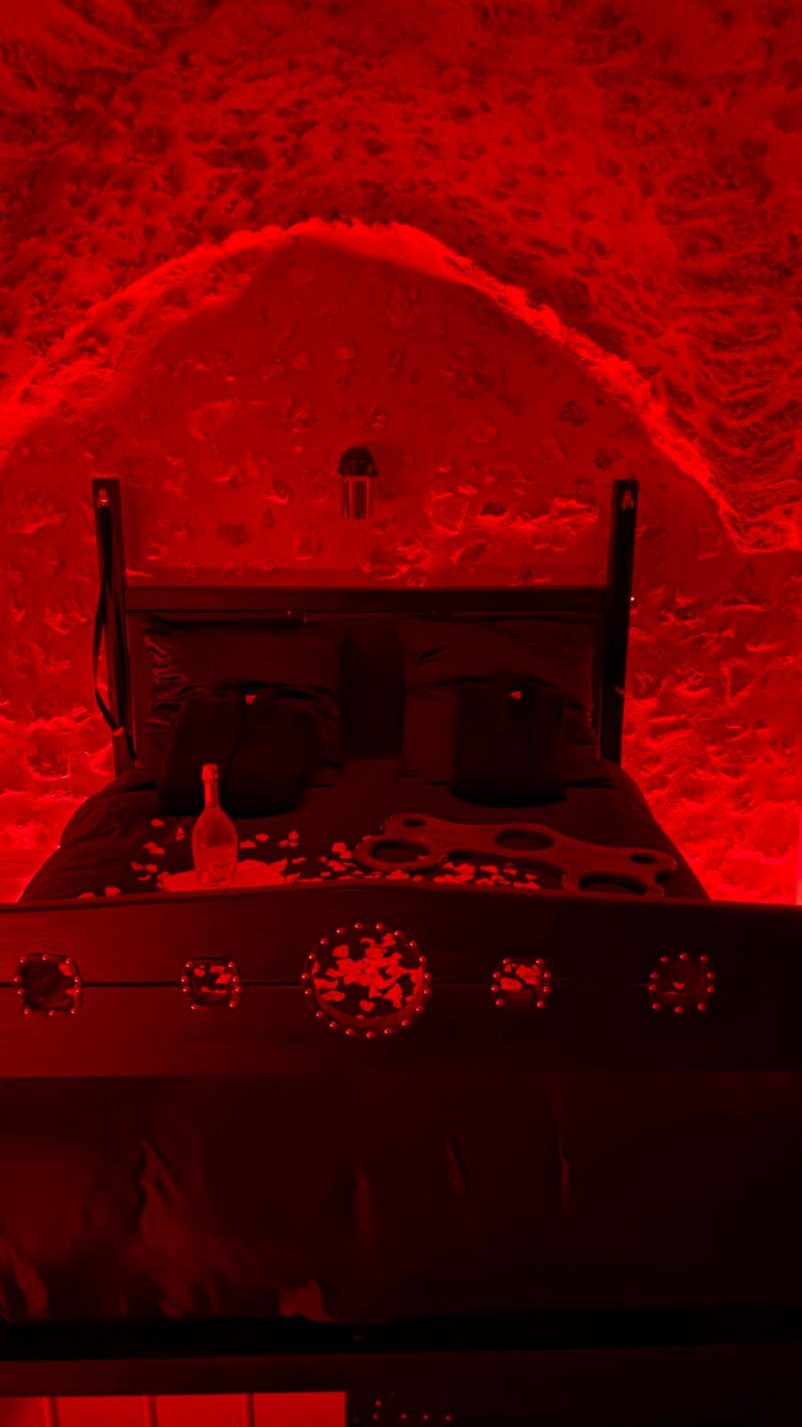 BDSM Wooden Bed with Cage – Solid Wood, Custom Sizes - BDSMWoody