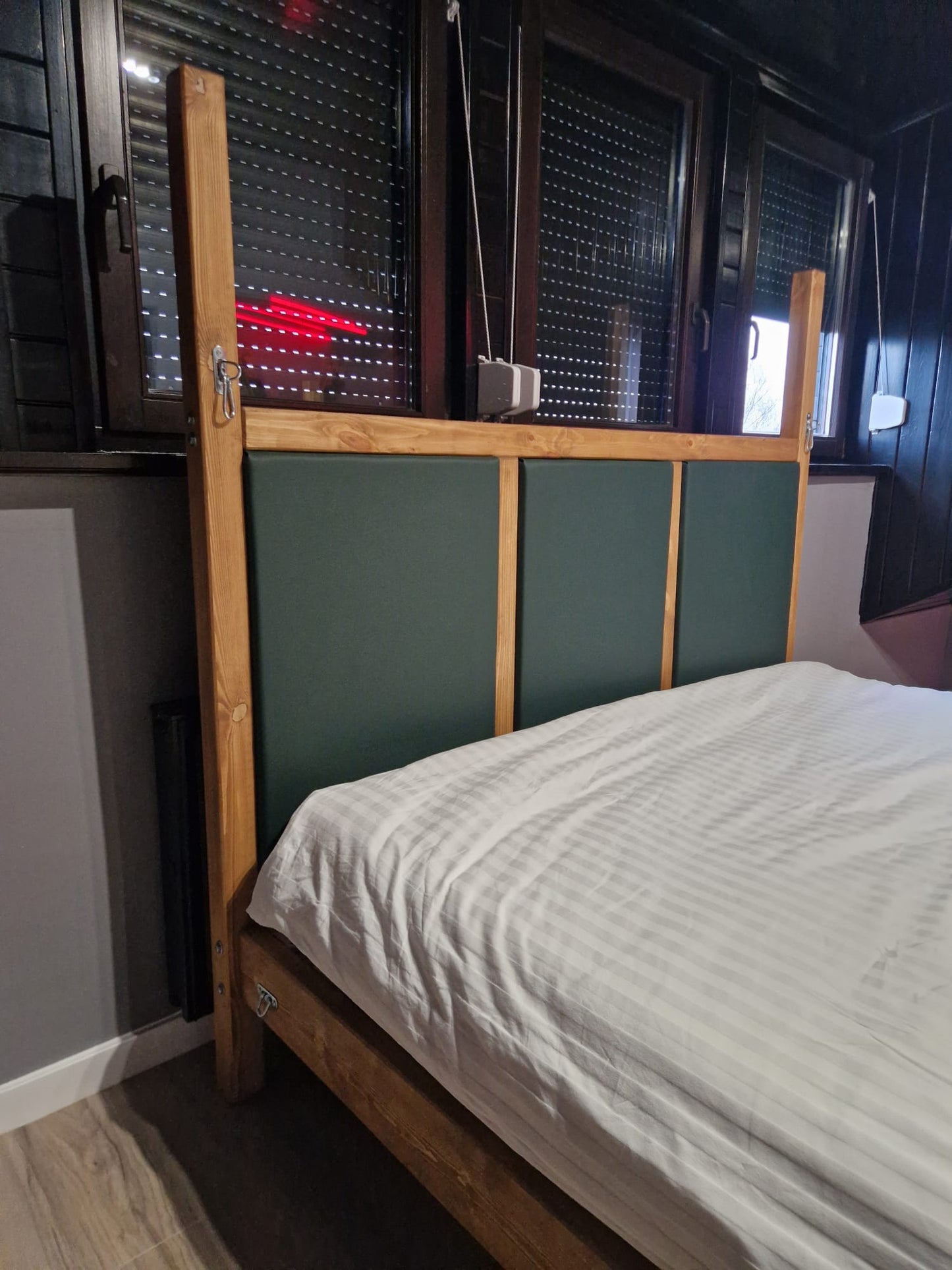 BDSM Canopy Bed with Hidden Restraint System - BDSMWoody