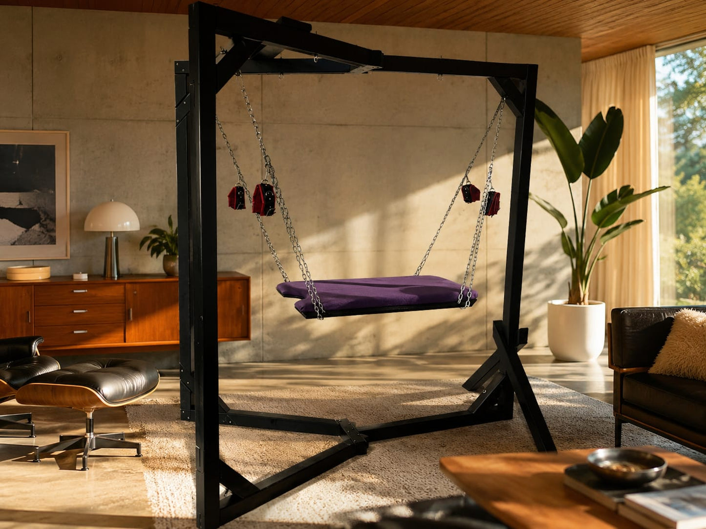 Premium Wooden BDSM Swing Frame – Elegant, Strong & Handcrafted - BDSMWoody