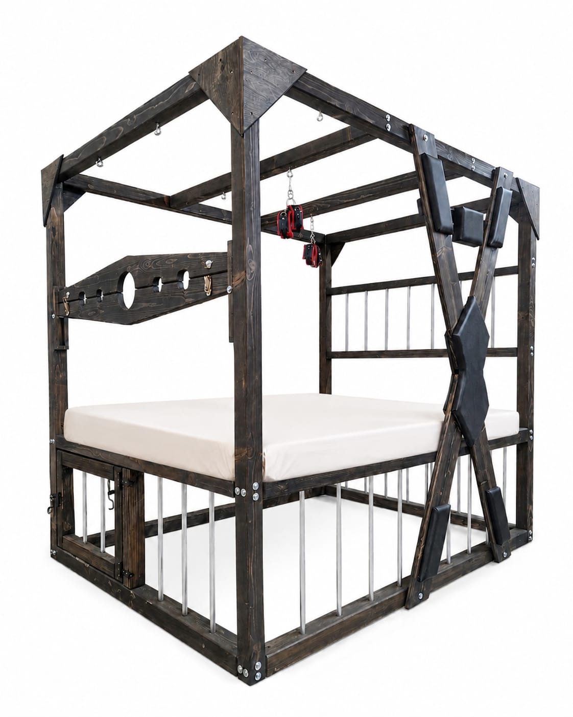 dungeon bed, luxury BDSM bed