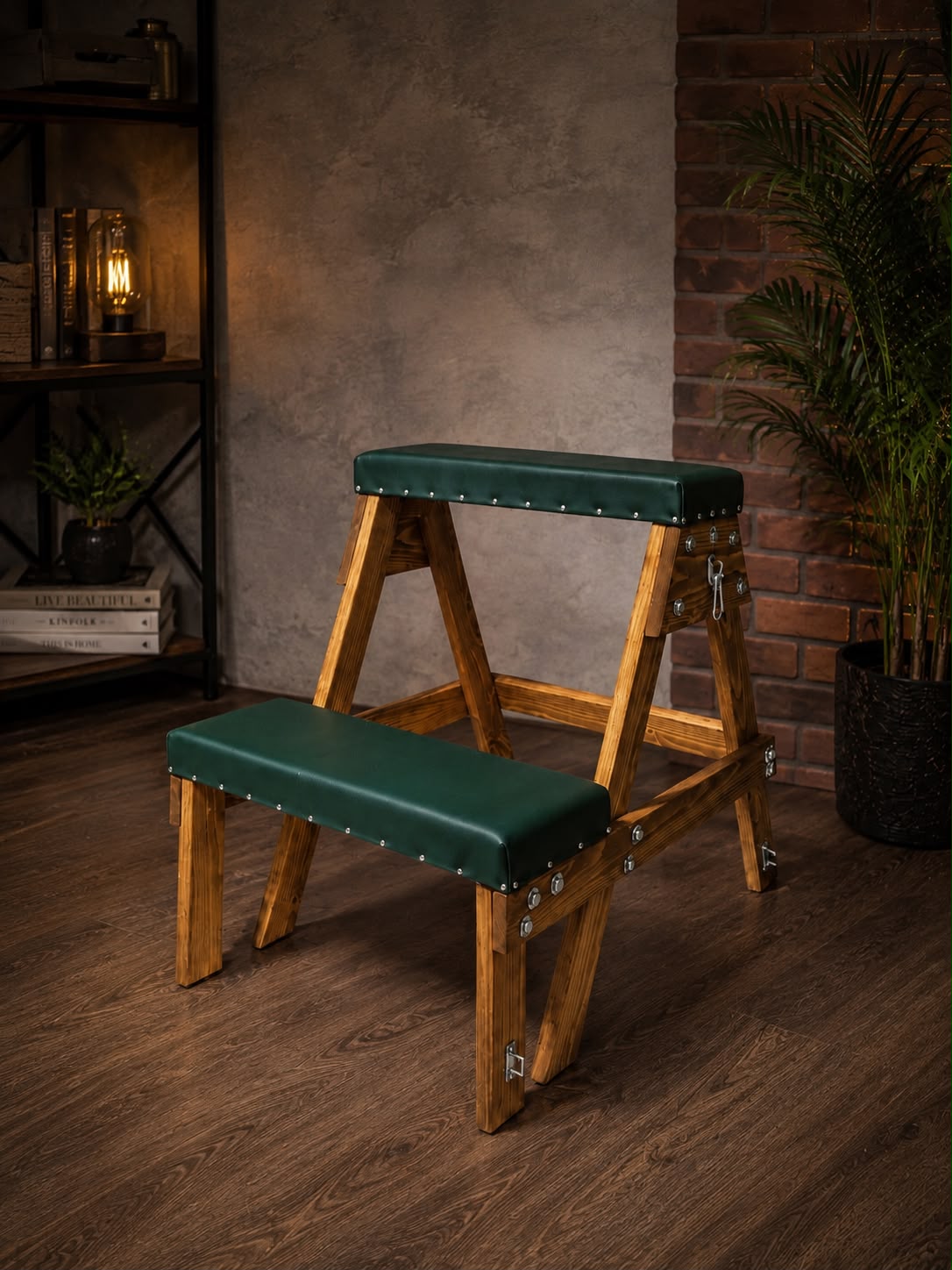 Handcrafted Wooden BDSM Bench – Soft Padded Spanking Furniture - BDSMWoody