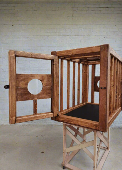 Cage de contention BDSM fabriquée à la main pour jeu pervers, grand choix de tailles et de couleurs, mobilier de donjon