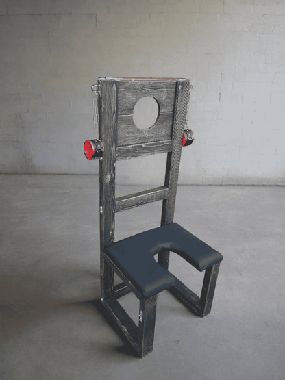 Bondage Chair with cuffs, fetish BDSM Chair.