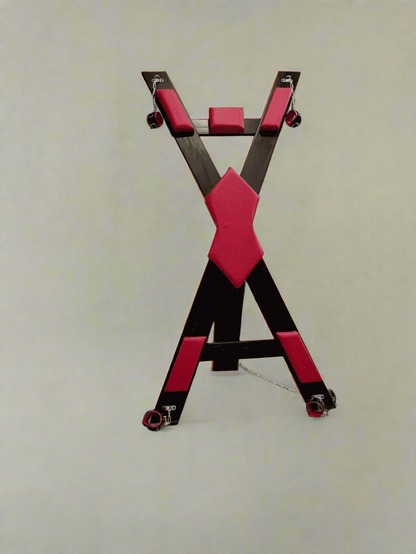 Custom BDSM Furniture - St. Andrews Cross for your Dungeon or Playroom without footrest